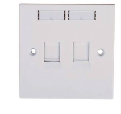 2 Ports Wall Mount Face Plate