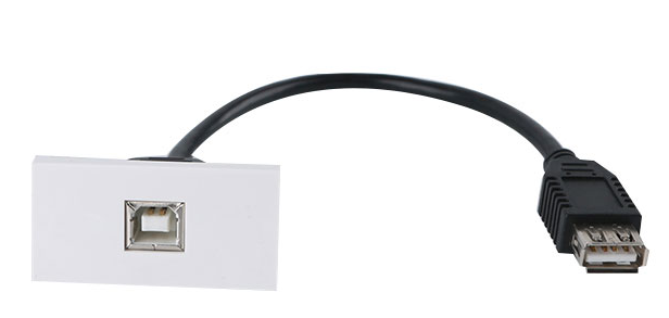 USB B-A Face Plate