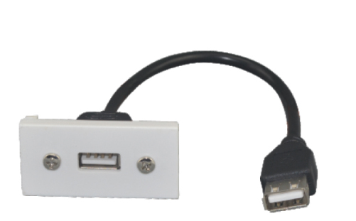 USB A-A Face Plate