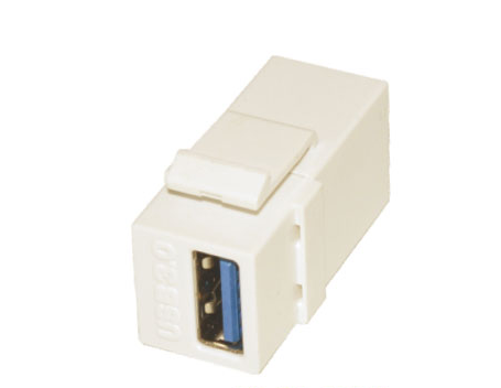 USB3.0 (A-A)Keystone Wallplate Insert