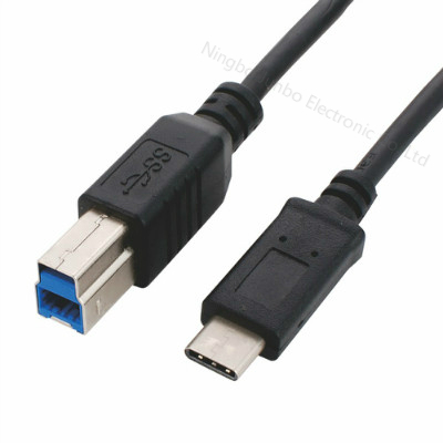 USB 3.1 B Male to Type C Male Cable