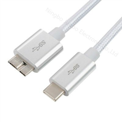USB 3.1 Micro B Male to Type C Male Cable