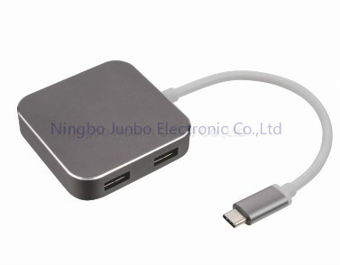 2 In 1 Multiport USB 3.1 Type–C cable