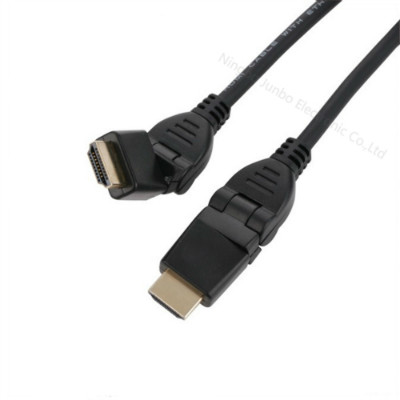Rotate 360 degree HDMI to HDMI Cable