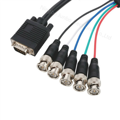 VGA Male to 5BNC Cable