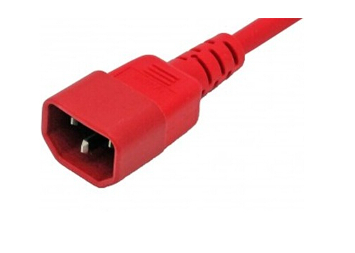 Red IEC C13 to C14 Power Lead