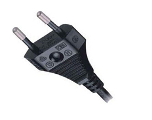 2-pin Plug European Standard Extension Cord