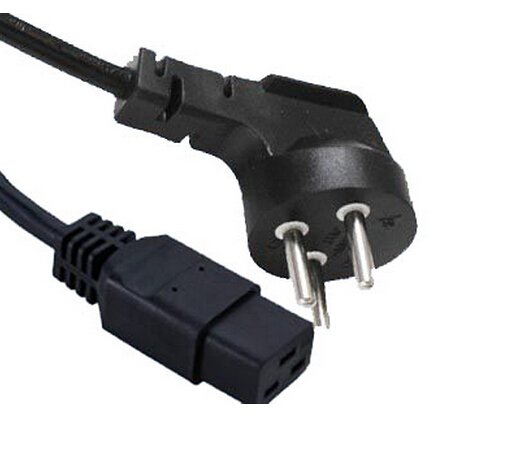 Israel Plug to IEC(60)320 C19 Power Cord